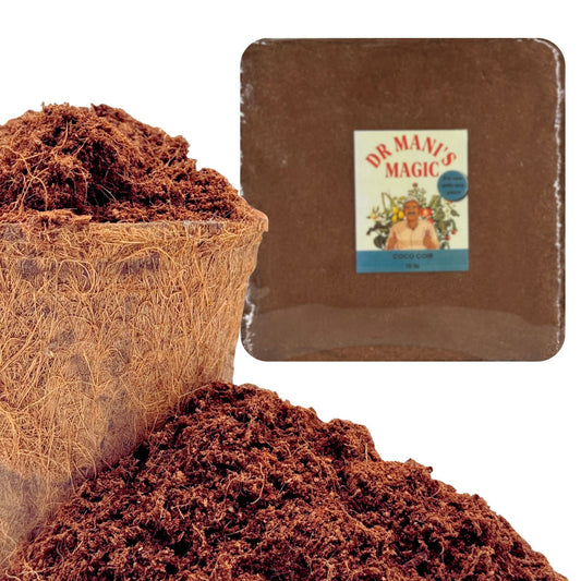 Organic Coco Bricks | 80/20 Coir & Fiber Mix | Seed Starter & Soil Amendment